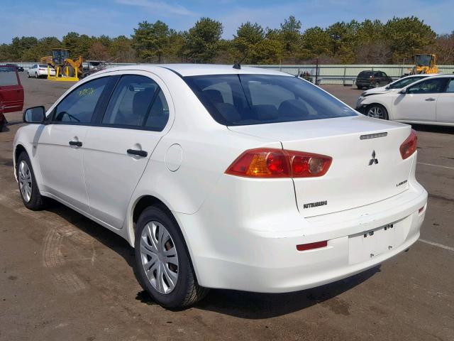 JA3AU16U59U036800 - 2009 MITSUBISHI LANCER DE WHITE photo 3