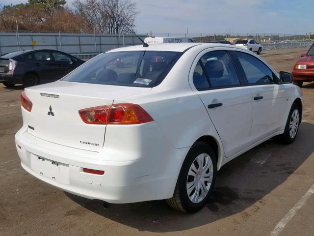 JA3AU16U59U036800 - 2009 MITSUBISHI LANCER DE WHITE photo 4