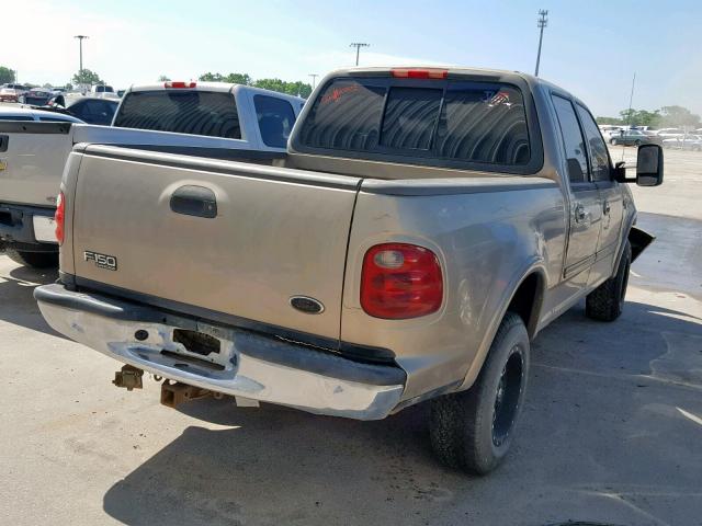 1FTRW08L22KA84771 - 2002 FORD F150 SUPER BEIGE photo 4