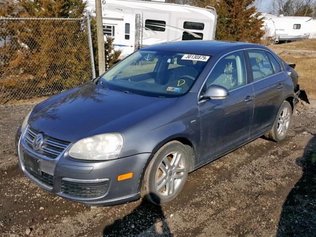 3VWEF71KX7M068940 - 2007 VOLKSWAGEN JETTA WOLF GRAY photo 2