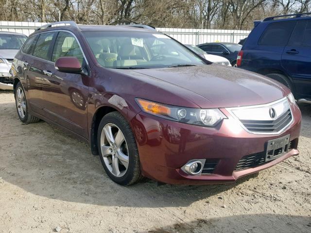 JH4CW2H64CC004327 - 2012 ACURA TSX TECH RED photo 1