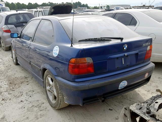 WBACG8330XKC85312 - 1999 BMW 318 TI AUT BLUE photo 3