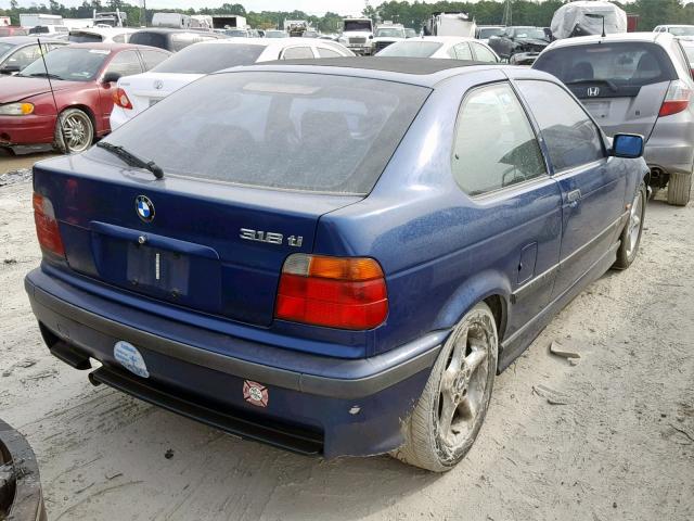 WBACG8330XKC85312 - 1999 BMW 318 TI AUT BLUE photo 4
