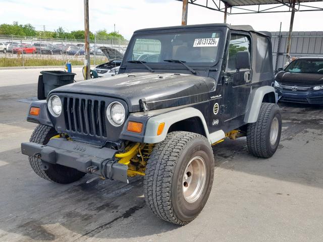 1J4FY29P4WP772431 - 1998 JEEP WRANGLER / BLACK photo 2