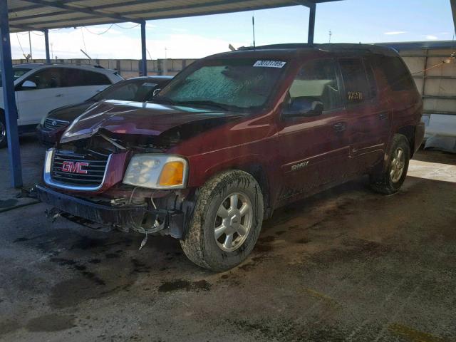 1GKET12SX46116881 - 2004 GMC ENVOY XUV MAROON photo 2