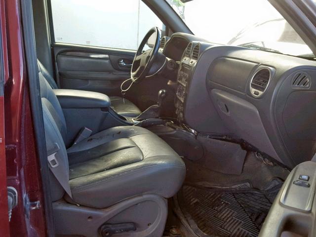 1GKET12SX46116881 - 2004 GMC ENVOY XUV MAROON photo 5