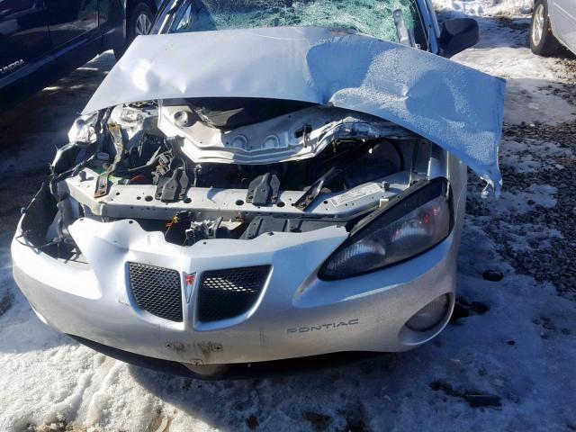2G2WP522841357295 - 2004 PONTIAC GRAND PRIX SILVER photo 7
