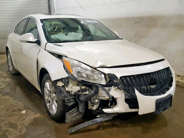 2G4GR5ER7D9121561 - 2013 BUICK REGAL WHITE photo 1