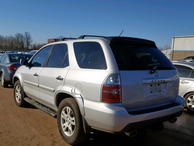 2HNYD18904H534384 - 2004 ACURA MDX TOURIN SILVER photo 3