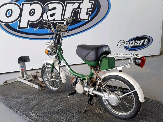 JYA5U9005EA100557 - 1984 YAMAHA QT50 GREEN photo 3