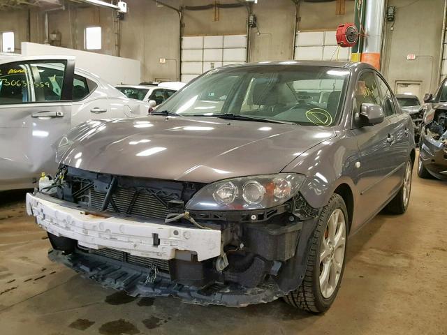 JM1BK32FX91204608 - 2009 MAZDA 3 I GRAY photo 2