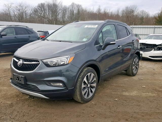 KL4CJBSB1JB529512 - 2018 BUICK ENCORE PRE GRAY photo 2