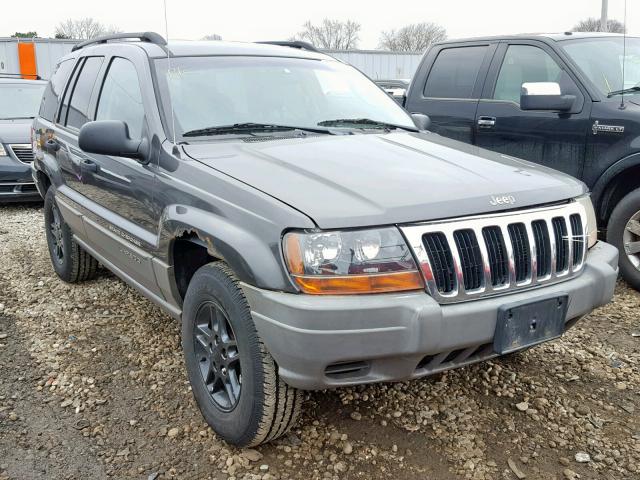 1J4GW48S02C314981 - 2002 JEEP GRAND CHER GRAY photo 1