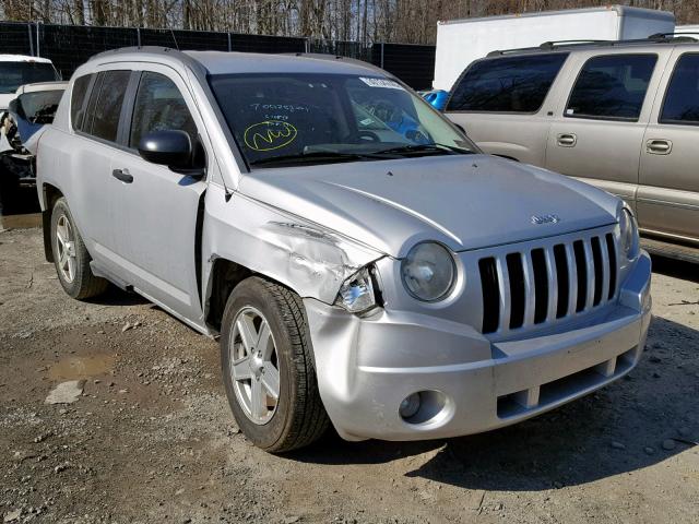 1J8FF47W27D585685 - 2007 JEEP COMPASS SILVER photo 1