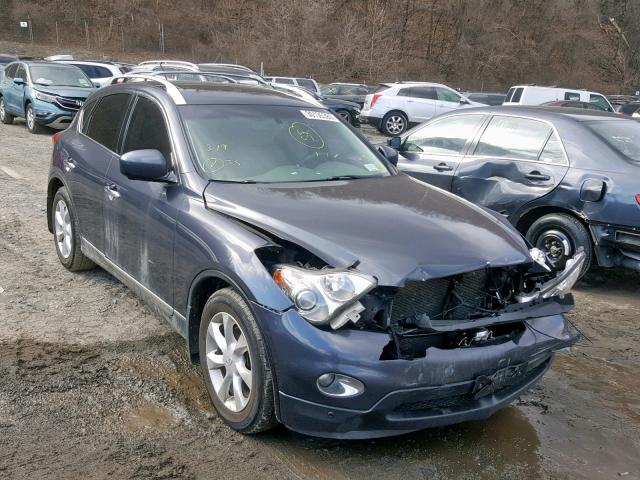 JN1AJ0HR4AM758005 - 2010 INFINITI EX35 BASE BLUE photo 1