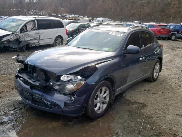 JN1AJ0HR4AM758005 - 2010 INFINITI EX35 BASE BLUE photo 2
