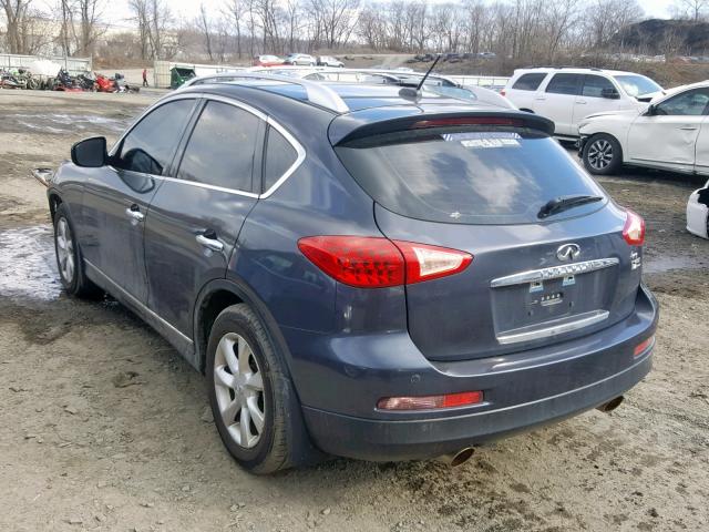 JN1AJ0HR4AM758005 - 2010 INFINITI EX35 BASE BLUE photo 3