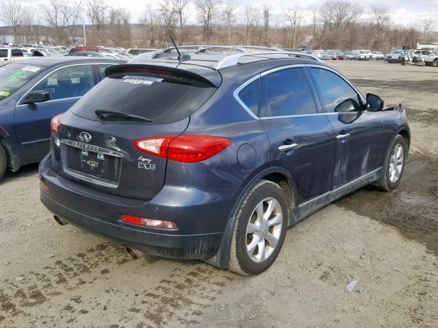 JN1AJ0HR4AM758005 - 2010 INFINITI EX35 BASE BLUE photo 4
