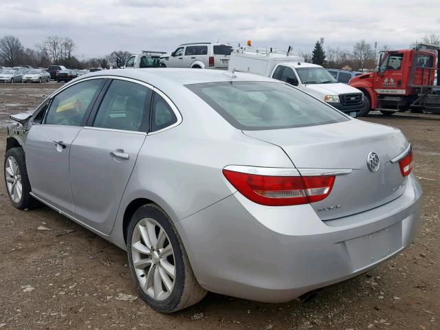 1G4PP5SK7E4224397 - 2014 BUICK VERANO SILVER photo 3