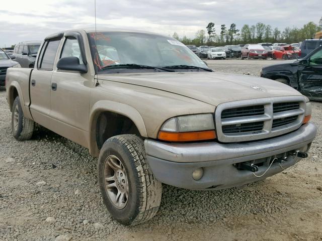 1D7HG48N73S267348 - 2003 DODGE DAKOTA QUA GOLD photo 1