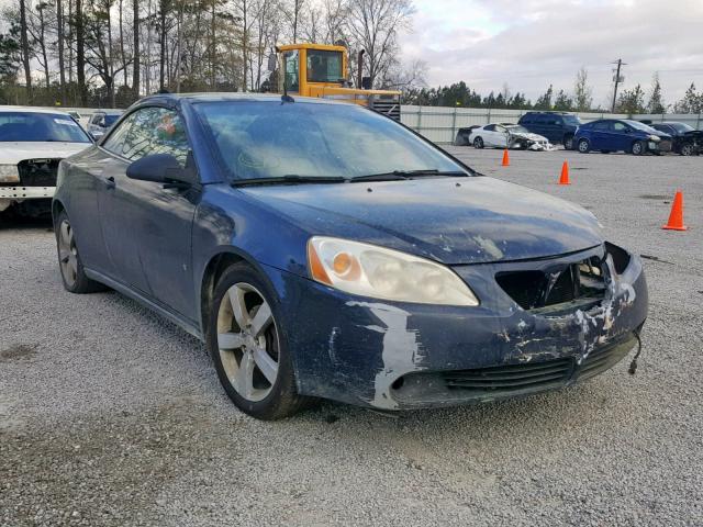 1G2ZH36N484128108 - 2008 PONTIAC G6 GT BLUE photo 1