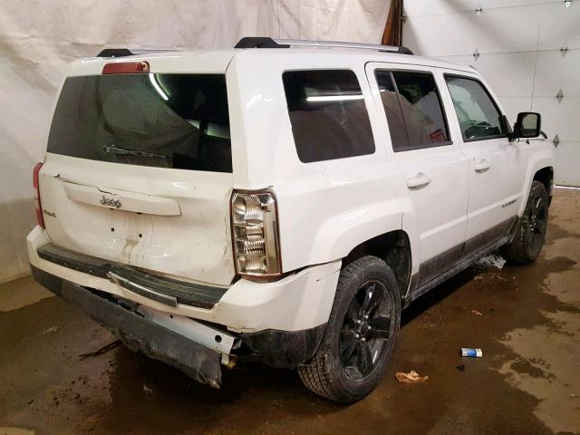 1C4NJRFB7DD158186 - 2013 JEEP PATRIOT LA WHITE photo 4