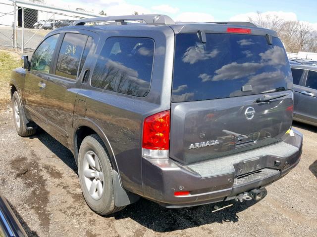 5N1AA0NC5CN603193 - 2012 NISSAN ARMADA SV GRAY photo 3