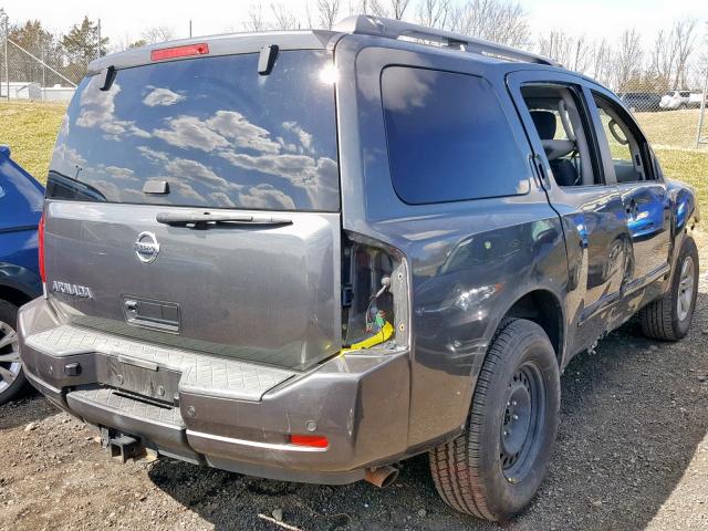 5N1AA0NC5CN603193 - 2012 NISSAN ARMADA SV GRAY photo 4