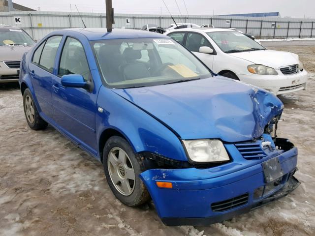 3VWSP69M01M085141 - 2001 VOLKSWAGEN JETTA GLS BLUE photo 1