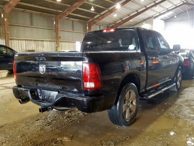 1C6RD6KT5CS169291 - 2012 DODGE RAM 1500 S BLACK photo 4