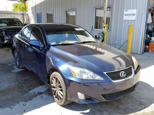 JTHCK262765003547 - 2006 LEXUS IS 250 BLACK photo 1