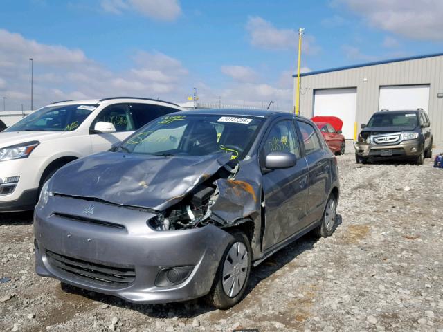 ML32A3HJ6FH033862 - 2015 MITSUBISHI MIRAGE DE GRAY photo 2