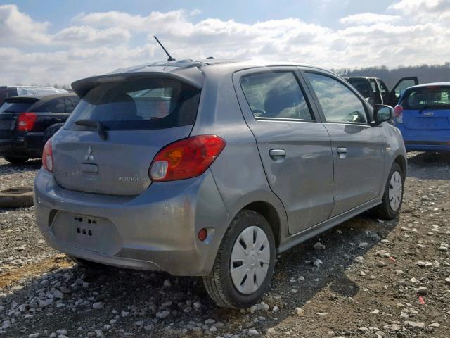 ML32A3HJ6FH033862 - 2015 MITSUBISHI MIRAGE DE GRAY photo 4