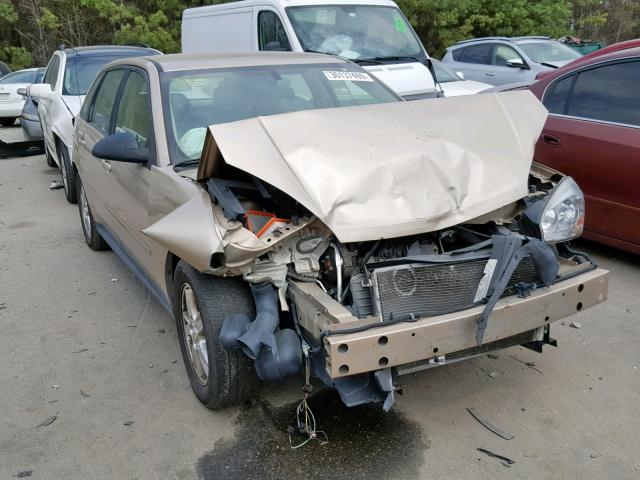 1G1ZT62875F256654 - 2005 CHEVROLET MALIBU MAX 金色 照片 1