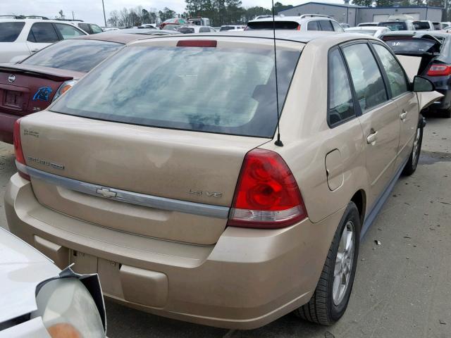 1G1ZT62875F256654 - 2005 CHEVROLET MALIBU MAX 金色 照片 4