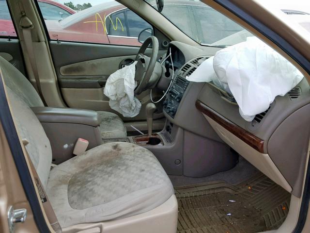 1G1ZT62875F256654 - 2005 CHEVROLET MALIBU MAX 金色 照片 5