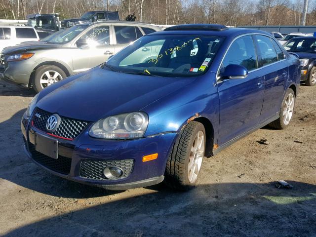 3VWXJ81K36M766611 - 2006 VOLKSWAGEN JETTA GLI BLUE photo 2