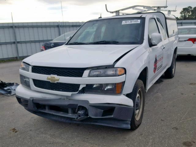 1GCESBFE5C8121790 - 2012 CHEVROLET COLORADO WHITE photo 2