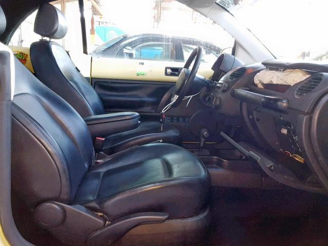3VWRF31Y96M322943 - 2006 VOLKSWAGEN NEW BEETLE ყვითელი ფოტო 5