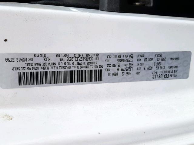3C6TRVCG7JE112836 - 2018 RAM PROMASTER 白色 照片 10
