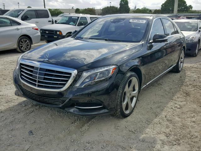 WDDUG8CB6FA141477 - 2015 MERCEDES-BENZ S 550 BLACK photo 2