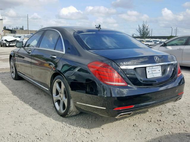 WDDUG8CB6FA141477 - 2015 MERCEDES-BENZ S 550 BLACK photo 3