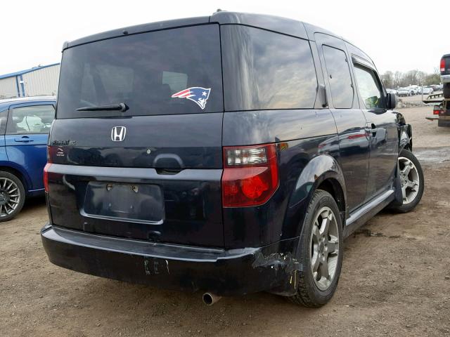 5J6YH18947L002082 - 2007 HONDA ELEMENT SC BLACK photo 4