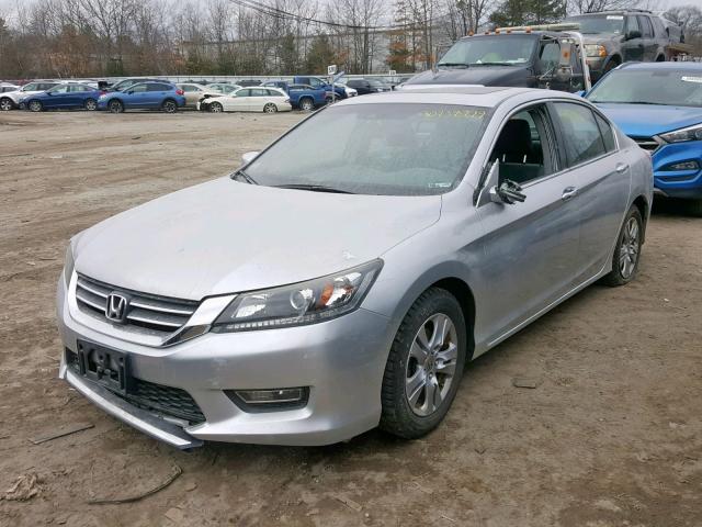 1HGCR2F8XDA055262 - 2013 HONDA ACCORD EXL SILVER photo 2