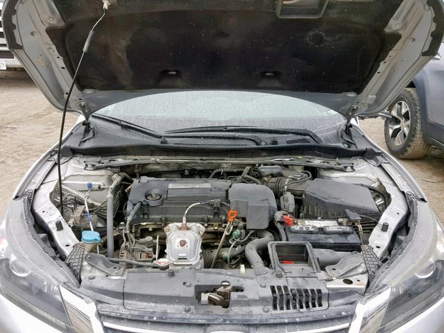 1HGCR2F8XDA055262 - 2013 HONDA ACCORD EXL SILVER photo 7