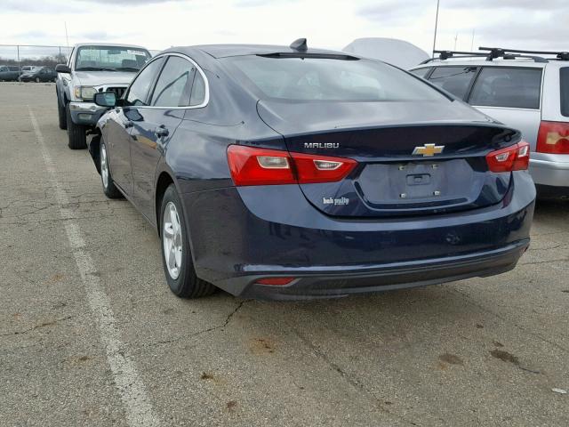 1G1ZB5ST8HF107577 - 2017 CHEVROLET MALIBU LS BLUE photo 3