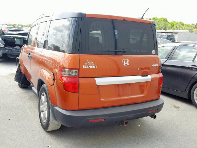 5J6YH2H78AL002064 - 2010 HONDA ELEMENT EX RED photo 3