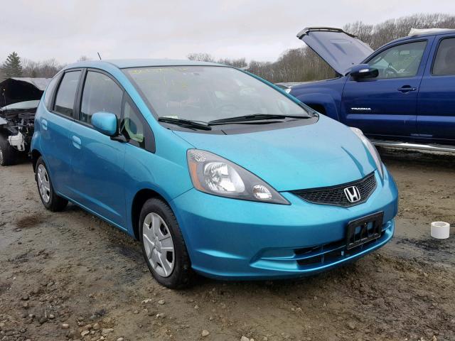 JHMGE8H38DC055974 - 2013 HONDA FIT BLUE photo 1