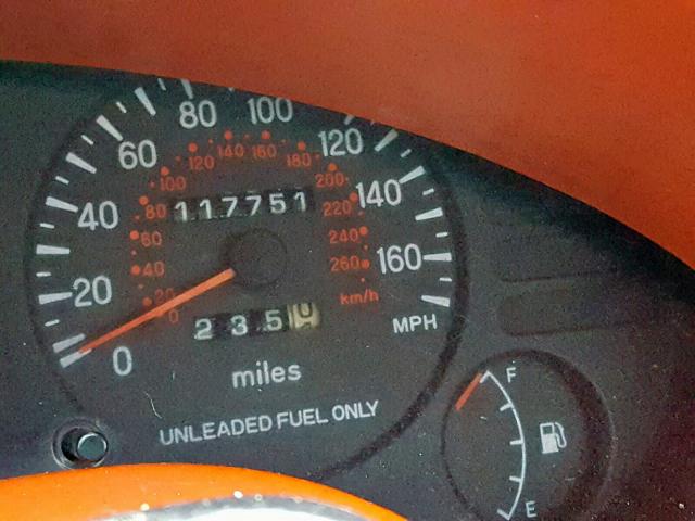 4E3AK44Y8VE037628 - 1997 EAGLE TALON ESI ORANGE photo 8