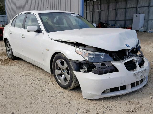 WBANE53556CK83401 - 2006 BMW 525 I WHITE photo 1